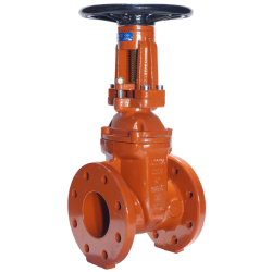 OS&Y Flanjlı  Yükselen Milli Vana, Model F907, 250 psi (1725 kPa) Nominal Çalışma Basıncı.