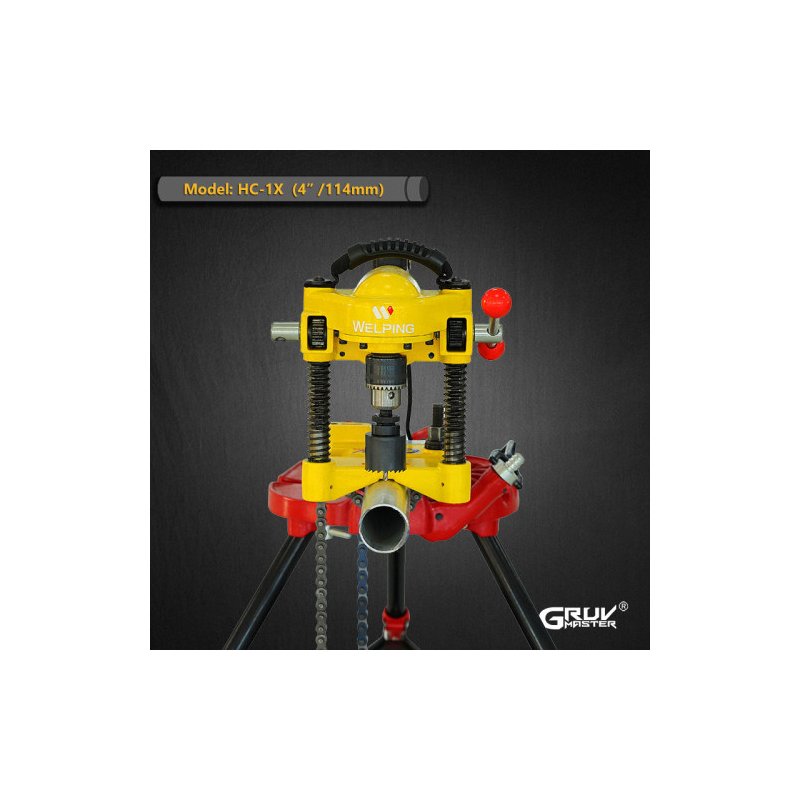 HC-1X Electric 114mm Pipe Hole Cutting Machine Up To 4" HC-1X Electric 114mm Pipe Hole Cutting Machine Up To 4"