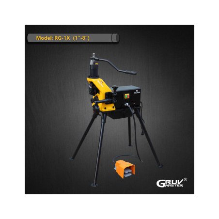 Hydraulic Steel Pipe Roll Grooving Machine for 1 Inch to 8 Inch Steel Pipes (RG-1X)