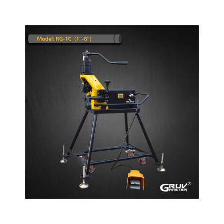 Hydraulic Roll Grooving Machine With Carriage for 1 Inch to 8 Inch Steel Pipes (RG-1C)