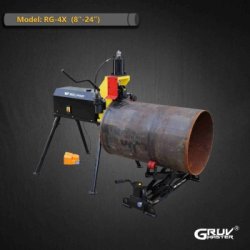 Hydraulic Roll Grooving Machine for 8 Inch to 24 Inch Steel Pipes (RG-4X)