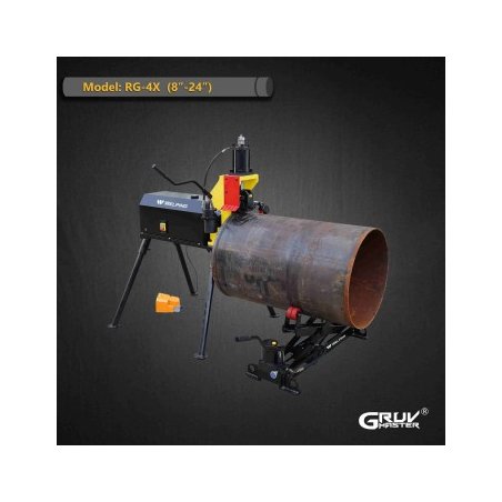 Hydraulic Roll Grooving Machine for 8 Inch to 24 Inch Steel Pipes (RG-4X)