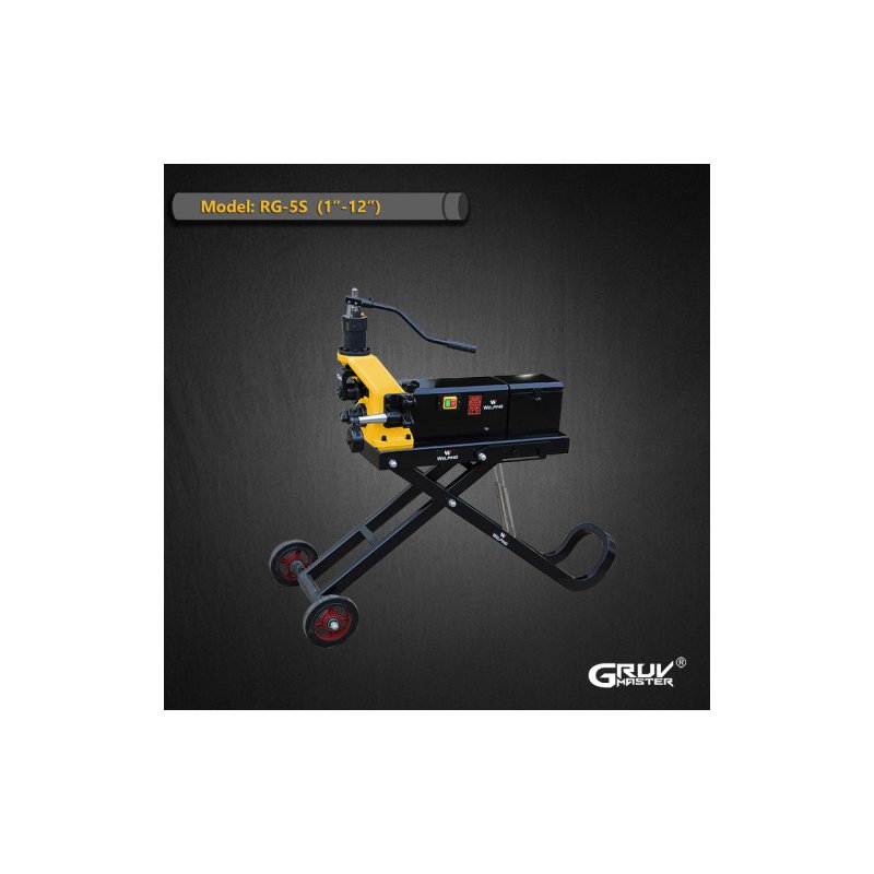 Pipe Hydraulic Roll Groover 1"-12" with fold trolly (RG-5S) Pipe Hydraulic Roll Groover 1"-12" with fold trolly (RG-5S)