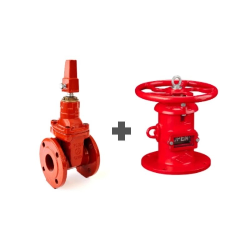 DN100 D101 NRS Valve + Wall Type Post Bundle Set DN100 D101 NRS Valve + Wall Type Post Bundle Set