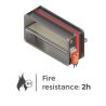 mcr FID S/S c/P - SINGLE-BLADE LOW-RESISTANCE CUT-OFF FIRE DAMPER