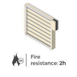 mcr WIP PRO/V - MULTI-BLADE SMOKE EXHAUST FIRE DAMPER