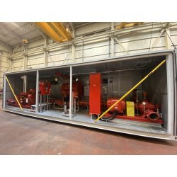 2 x 30 Foot Konteyner Tip Yangın Pompa ve Baskın Vana İstasyonu