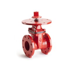 AWWA C515 RESILIENT Non-Rising Sliding -Flange-ended sign post with flange