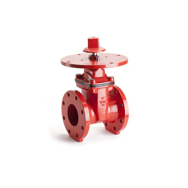 AWWA C515 RESILIENT Non-Rising Sliding -Flange-ended sign post with flange AWWA C515 RESILIENT Non-Rising Sliding -Flange-ended sign post with flange