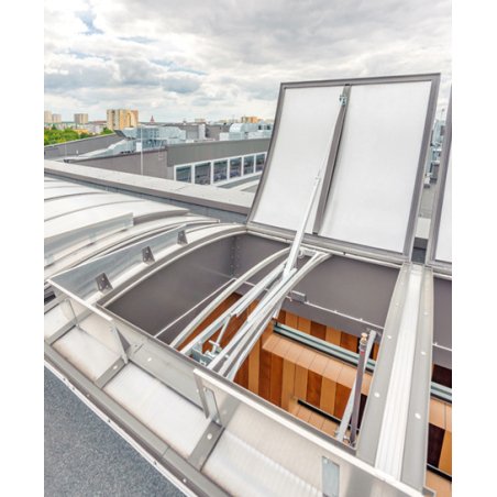 mcr PROLIGHT CONTINUOUS ROOFLIGHTS WITH INTEGRATED SMOKE VENTS