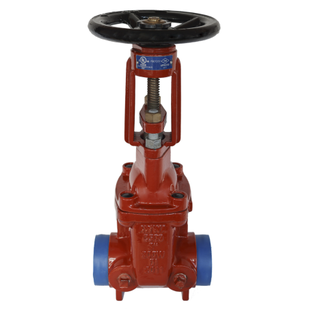 Model 135Q, OS&Y Gate Valve , Groove x Groove, 300psi