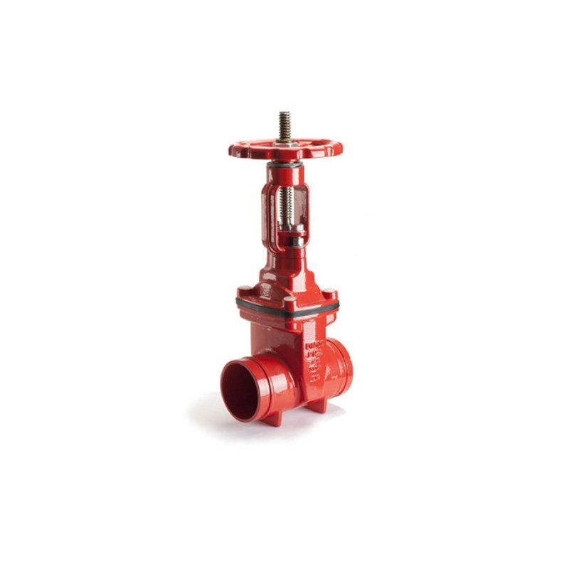 Model Z81X, Grooved Resilient Rising Stem Gate Valve, 362 PSI Model Z81X, Grooved Resilient Rising Stem Gate Valve, 362 PSI