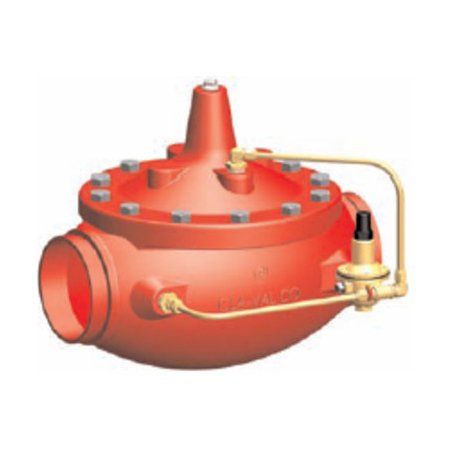 Pressure reducing valve, 90G-21 plain, grooved ends, ANSI 300, Max Rat