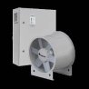 mcr HEX natural smoke extraction system for vertical emergency evacuation routes and staircases with mechanical support