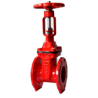Model Z 41X-01 Din F4 Resilent Seat Pn16 OS&Y Gate Valve