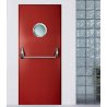 Colored fire door