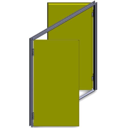 Hospital fire door