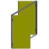 Hospital fire door