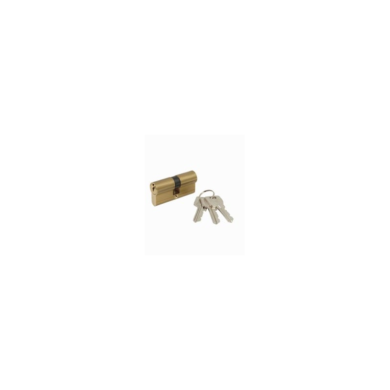 40x40 brass cylinder lock with 3 keys. 40x40 brass cylinder lock with 3 keys.