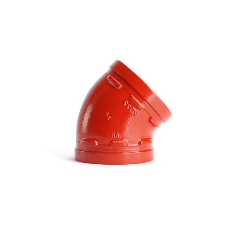 Grooved 45° Short Diameter Elbow, XGQT011, 300psi Grooved 45° Short Diameter Elbow, XGQT011, 300psi