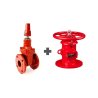 DN100 D101 NRS Valve + Wall Type Post Bundle Set