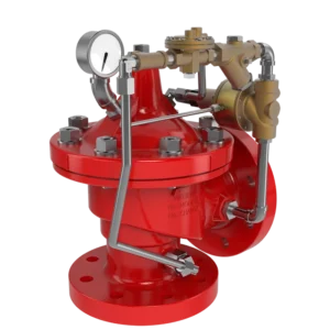 Fire pressure safety valve, 2050B-4KG1, Angle type /Ansi 125 flange ends (200psi)